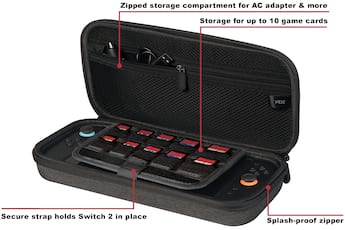 NEXT Deluxe Go Travel Carry Case for Nintendo Switch 2 & Switch NEXT Deluxe Go Travel Carry Case for Nintendo Switch 2 & Switch
