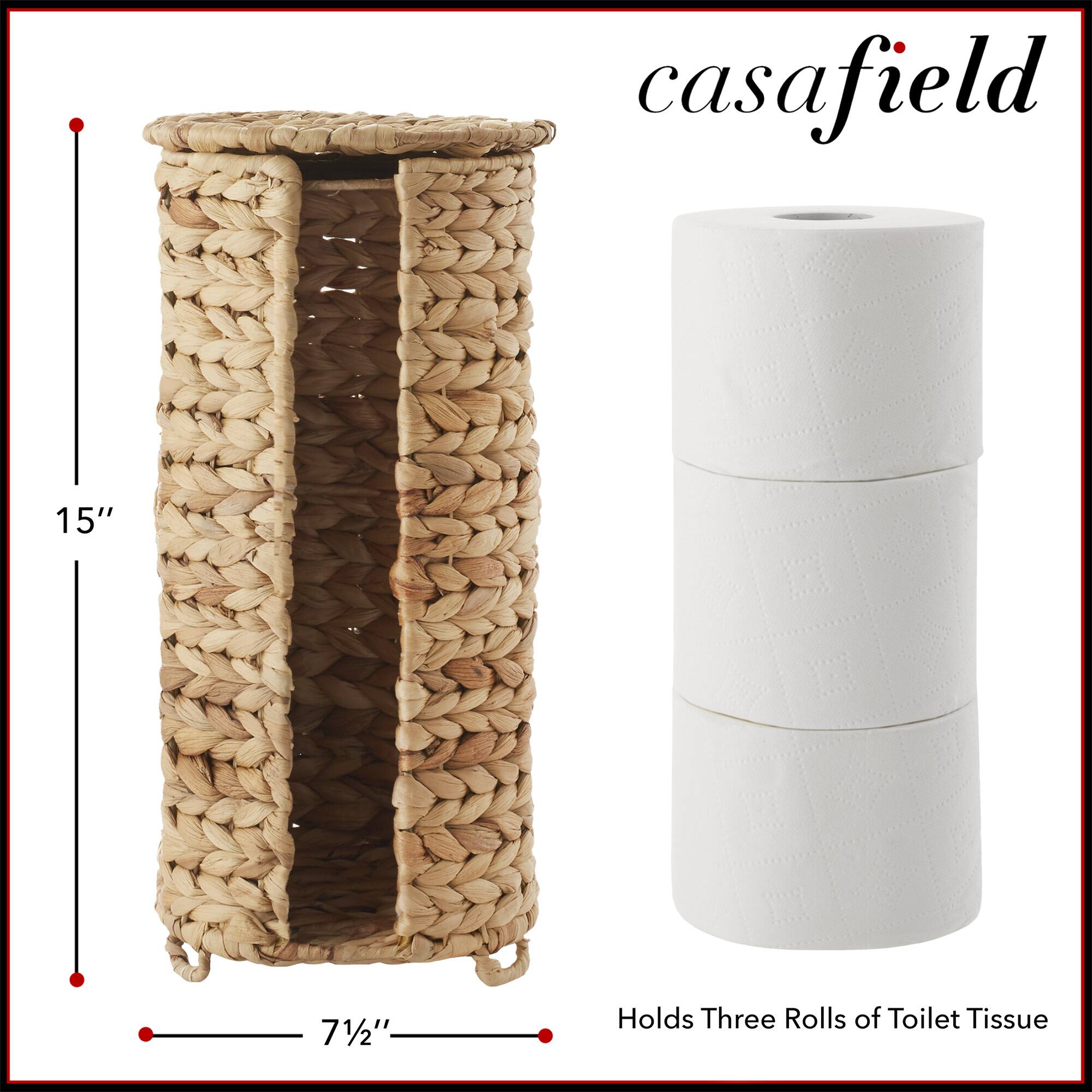 casafield  
15" x 7½"  
Holds Three Rolls of Toilet Tissue