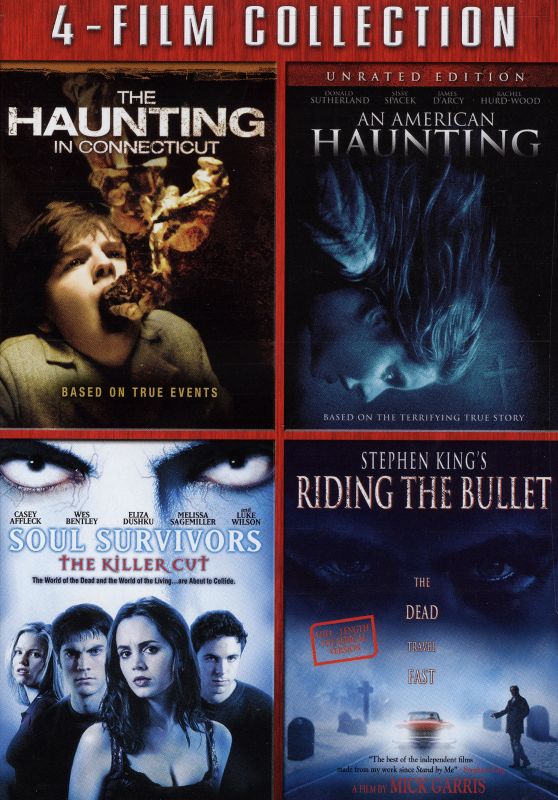  The Haunting in Connecticut/An American Haunting/Soul Survivors/Riding the Bullet [4 Discs] [DVD]