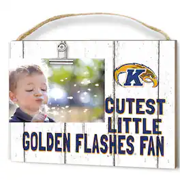 Jardine - Kent State Golden Flashes 8'' x 10'' Cutest Little Weathered Logo Clip Photo Frame - White