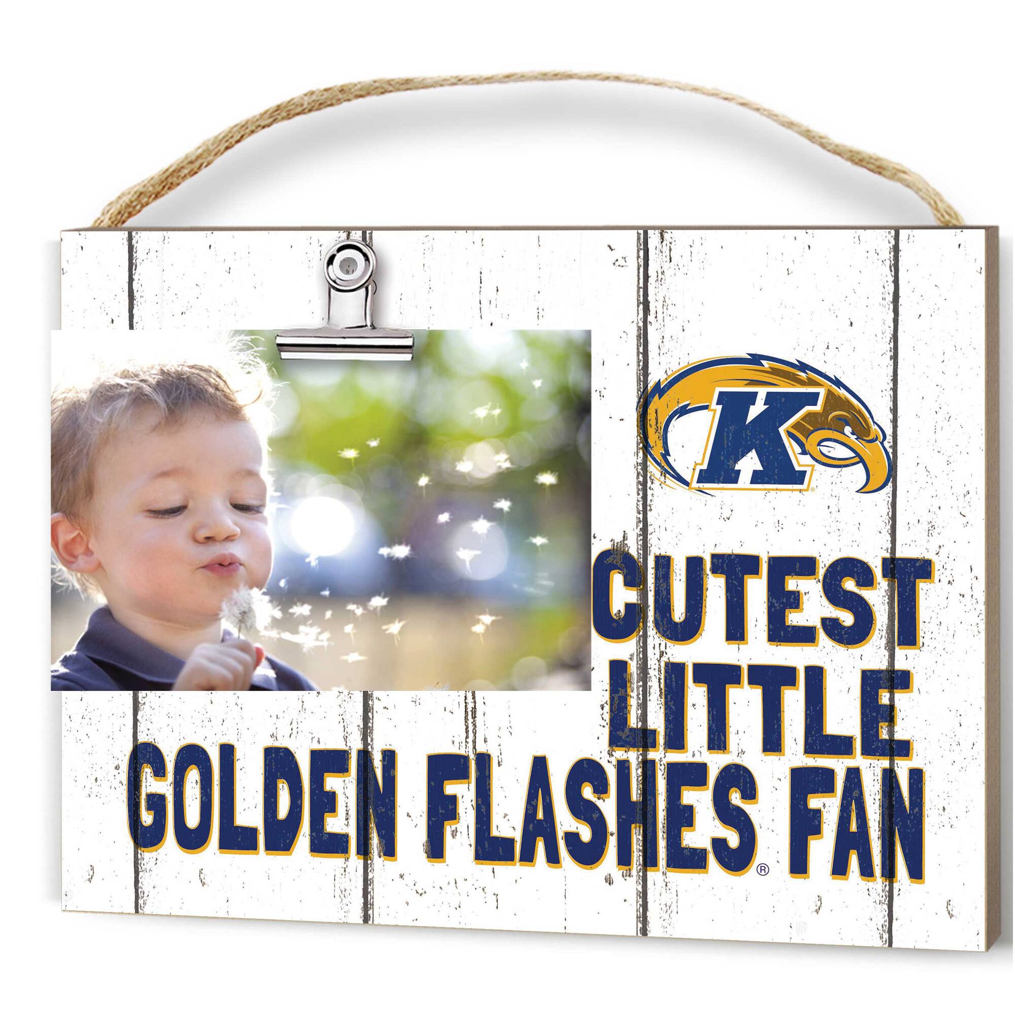Kent State Golden Flashes 8'' x 10'' Cutest Little Weathered Logo Clip Photo Frame