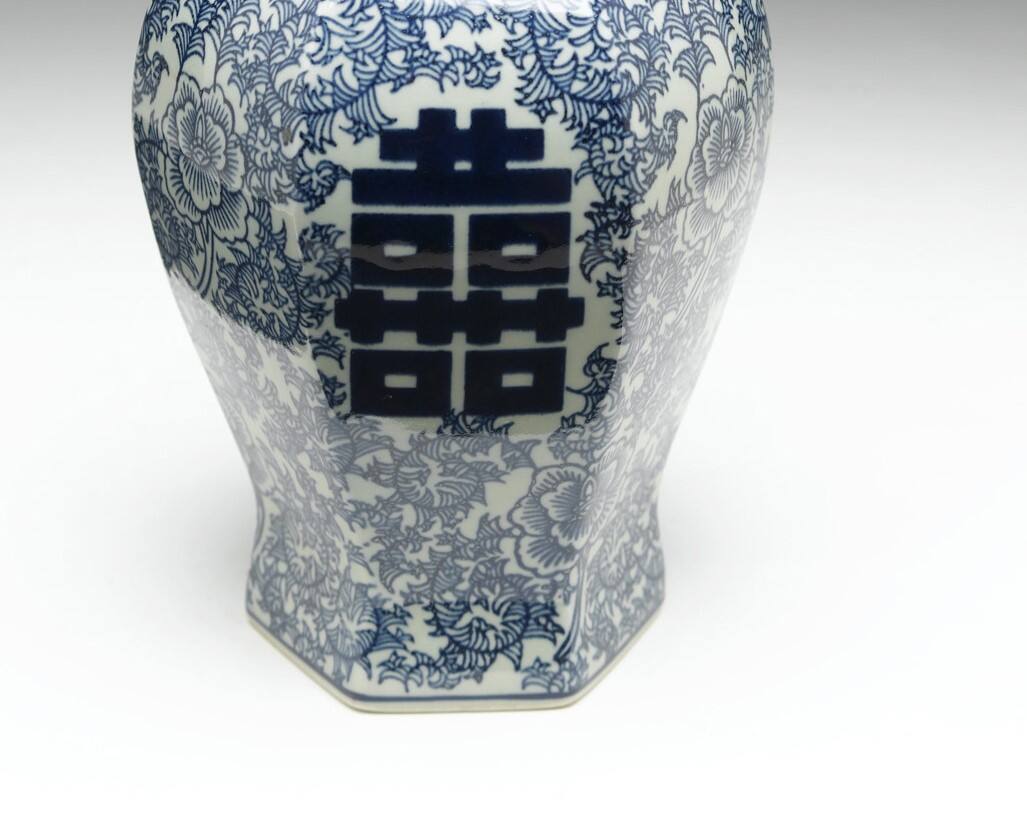 Alt View 1. Zeckos - AA Importing 59741 Antiqued Pale Green And Blue Ceramic Ginger Jar With Lid - Green.