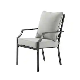Crosley Furniture - Otto 2Pc Outdoor Dining Chair Set - 2 Chairs - Gray