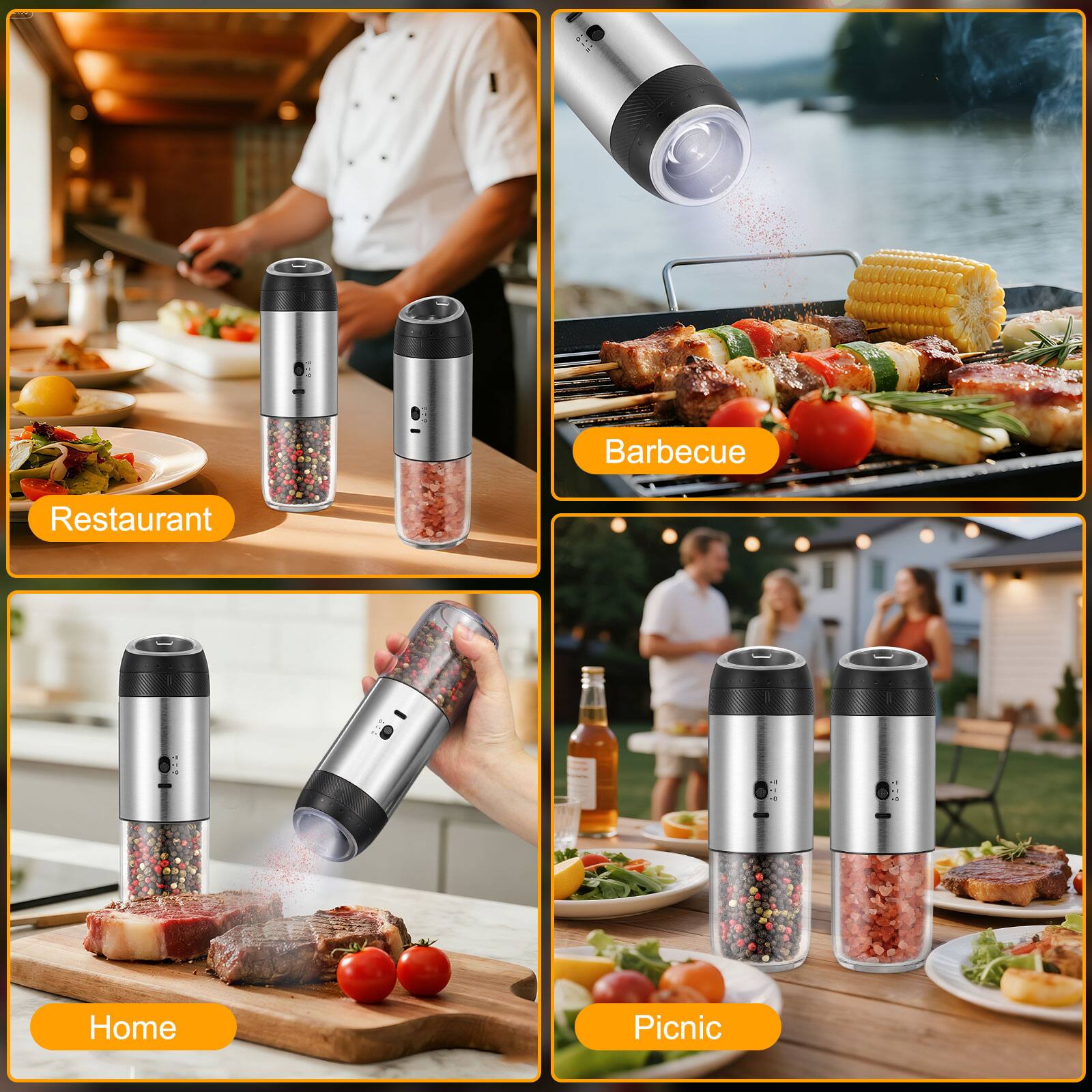 Restaurant  
Barbecue  
Home  
Picnic