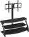 Angle. Whalen Furniture - 3-in-1 TV Stand for Flat-Panel TVs Up to 56" - Black.