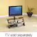 Alt View 1. Whalen Furniture - 3-in-1 TV Stand for Flat-Panel TVs Up to 56" - Black.