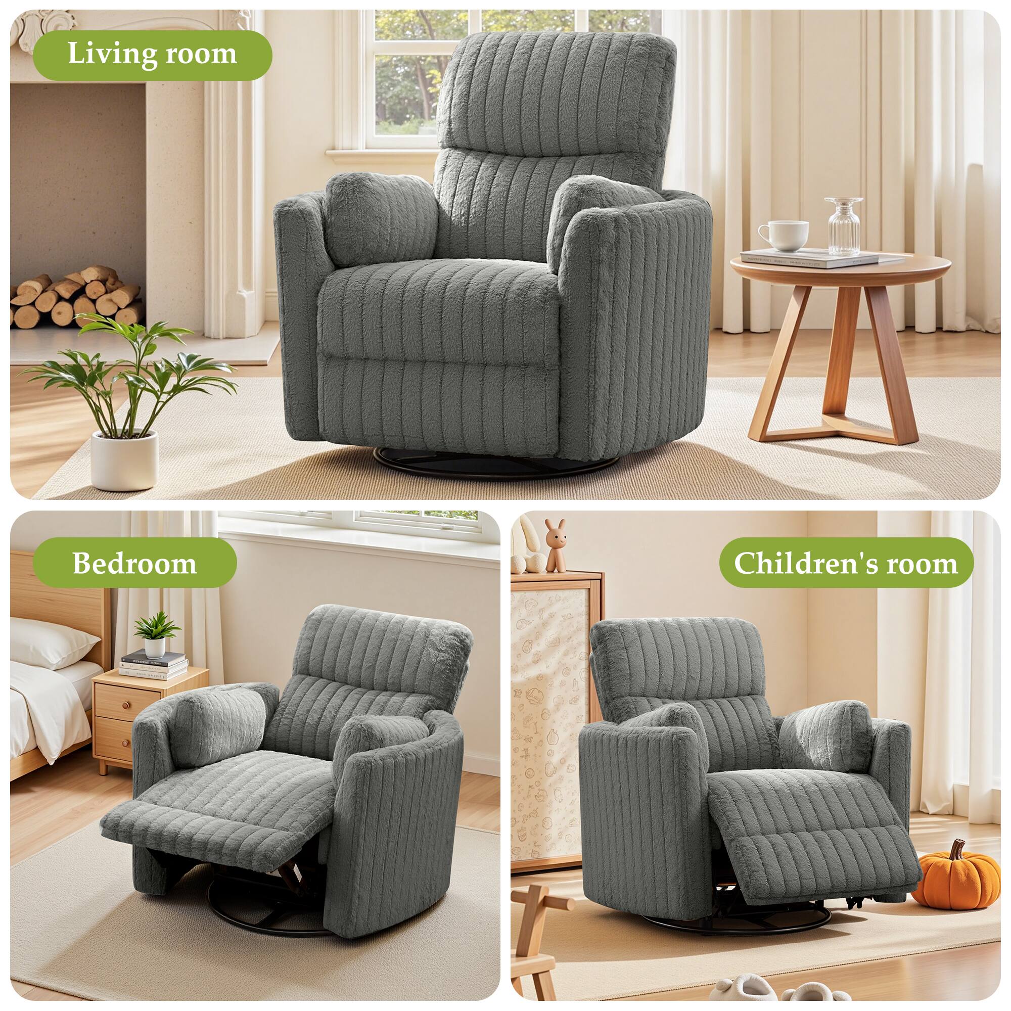 Living room  
Bedroom  
Children's room