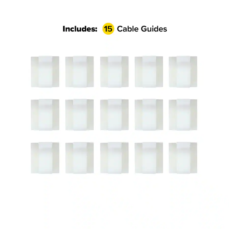 Wrap It Storage Cable Guides Small (15 Pack) Adhesive Backed Cable and ...