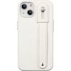 Front. SaharaCase - FingerGrip Series Case with Strap for Apple iPhone 13 and iPhone 14 - White.