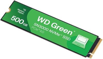 Western Digital 500GB WD Green SN3000 NVMe Internal SSD Gen4 PCIe Western Digital 500GB WD Green SN3000 NVMe Internal SSD Gen4 PCIe