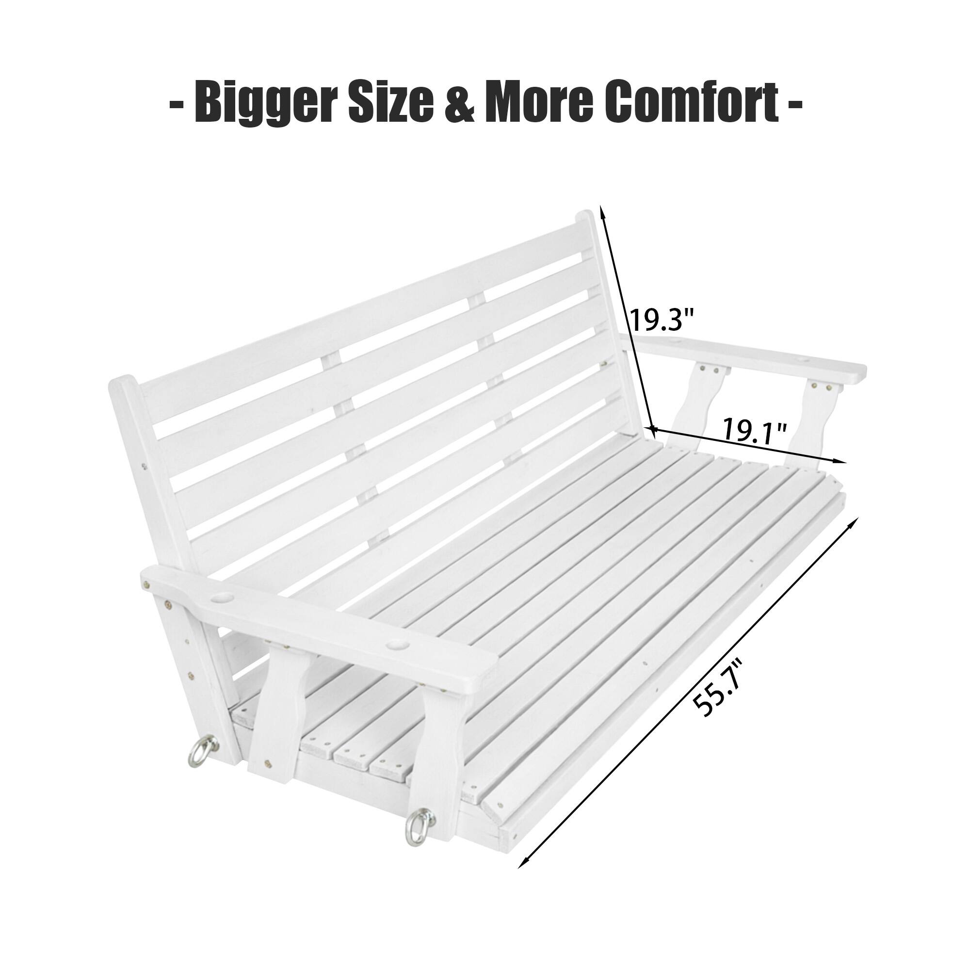 - Bigger Size & More Comfort -  
19.3"  
19.1"  
55.7"
