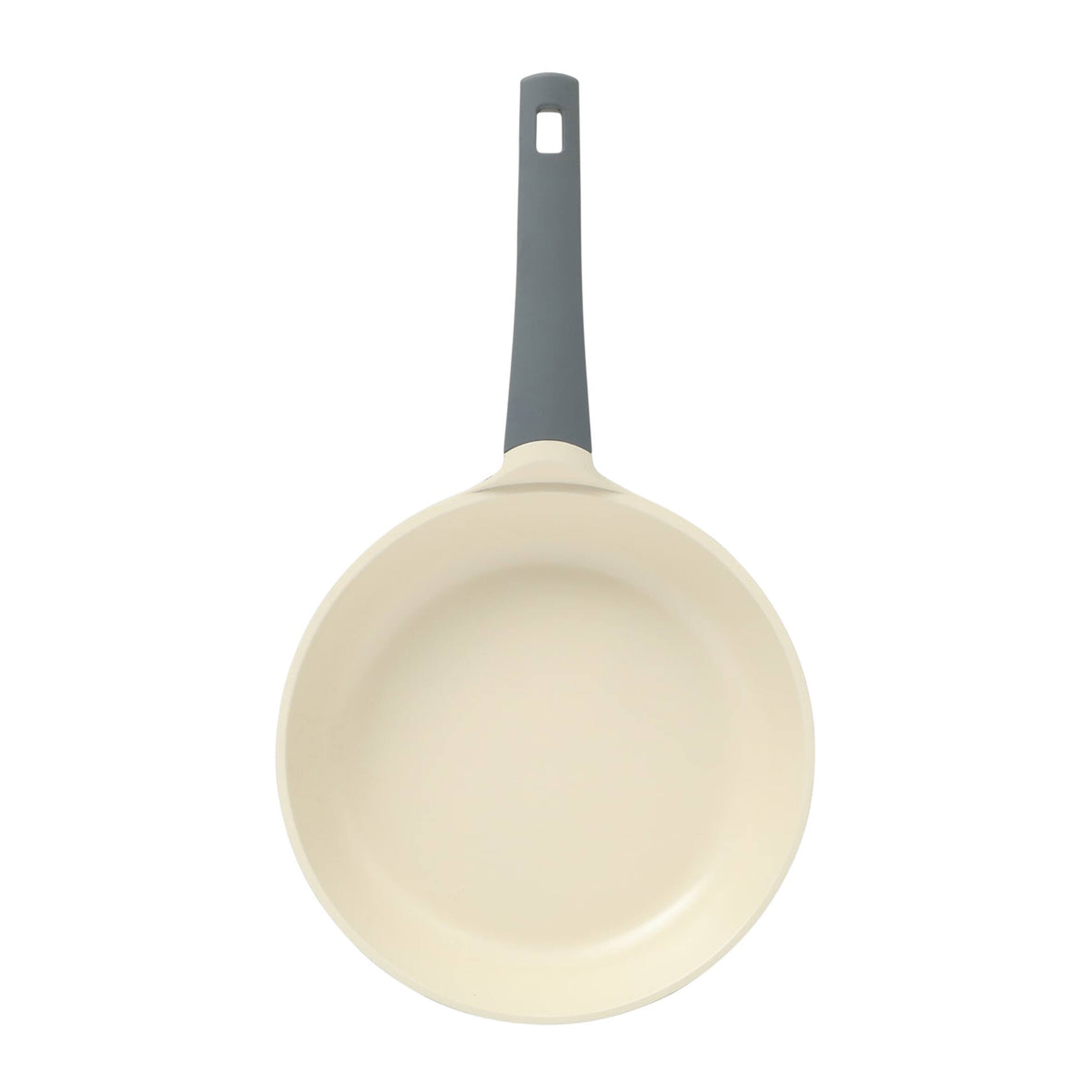Alt View 1. Oster - Oster Rooney 12 Inch Ceramic Nonstick Cast Aluminum Frying Pan in Grey - Gray.