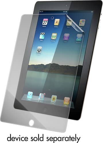 Angle Standard. ZAGG - InvisibleSHIELD for Apple® iPad® 2 - Clear.