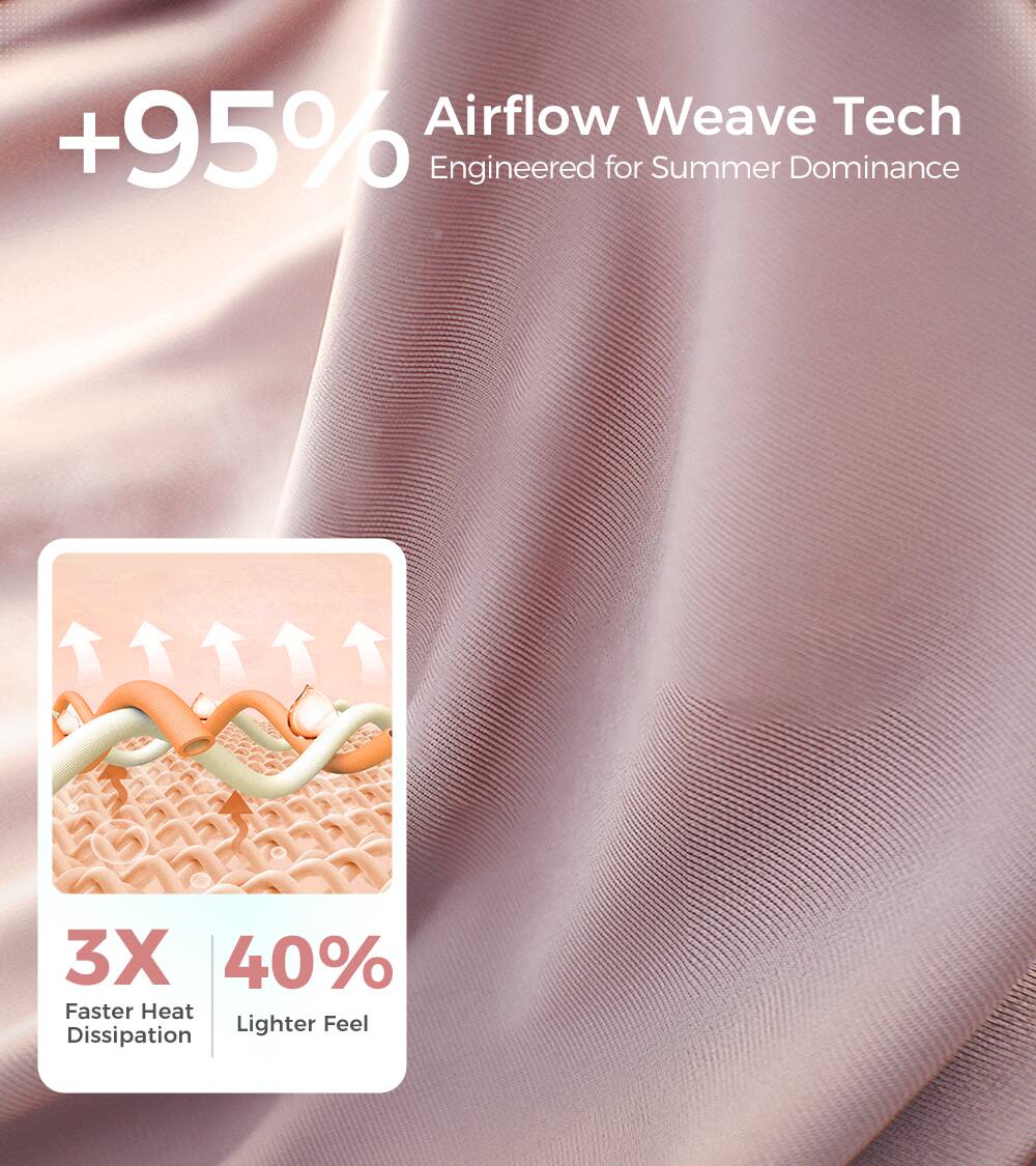 Airflow Weave Tech  
+95% Engineered for Summer Dominance  

3X Faster Heat Dissipation  
40% Lighter Feel