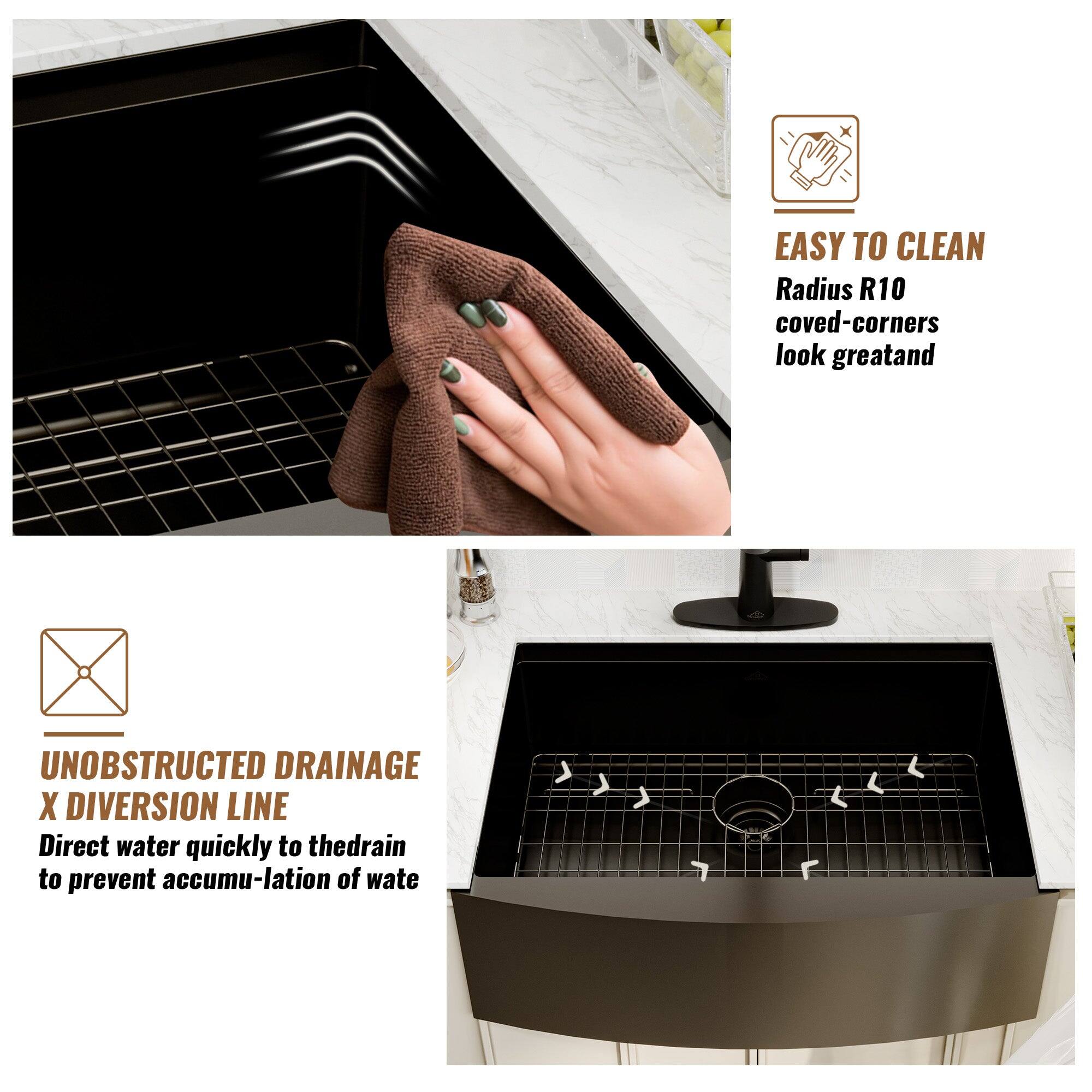EASY TO CLEAN Radius R10 coved-corners look greatand
UNOBSTRUCTED DRAINAGE X DIVERSION LINE Direct water quickly to thedrain to prevent accumu-lation of wate