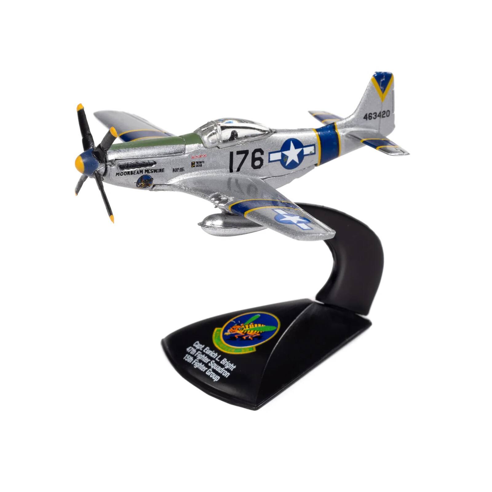 MOONBEAM MESWINE  
176  
463420  
47th Capt. 15th Fighter Eurich L. L Bright Fighter Group Squadron