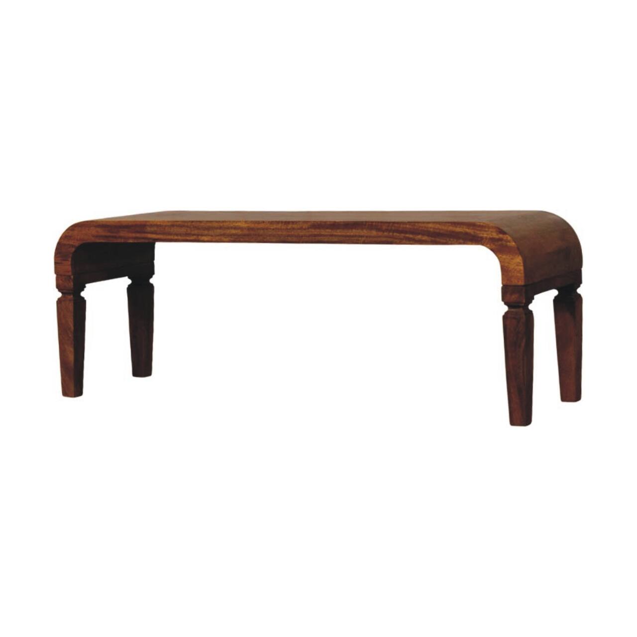 Angle. Artisan Furniture - Artisan Furniture Solid Wood Arcus Coffee Table - Brown.