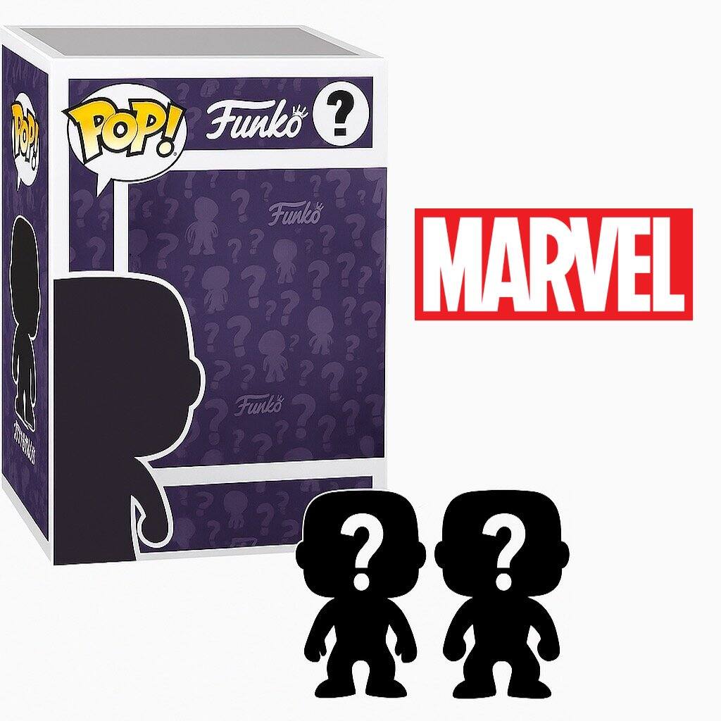 Set of 2 Surprise Mystery Marvel Funko Pop! Randomly Selected - Black price history on PriceWatchPro