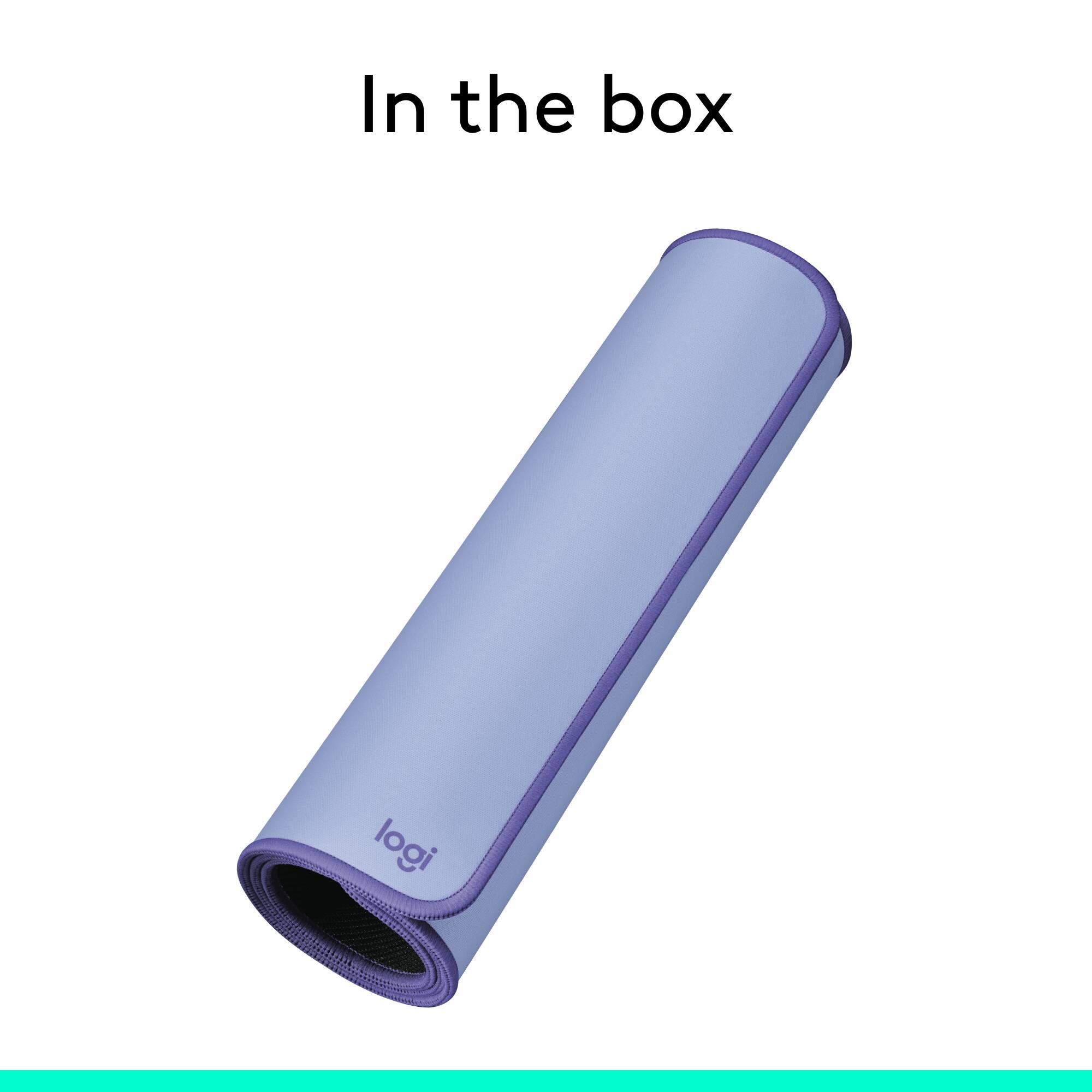 In the box, there is a logi.