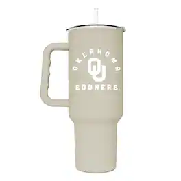 Logo Brands - Oklahoma Sooners 40oz. Sand Soft Touch Tumbler - Multicolor