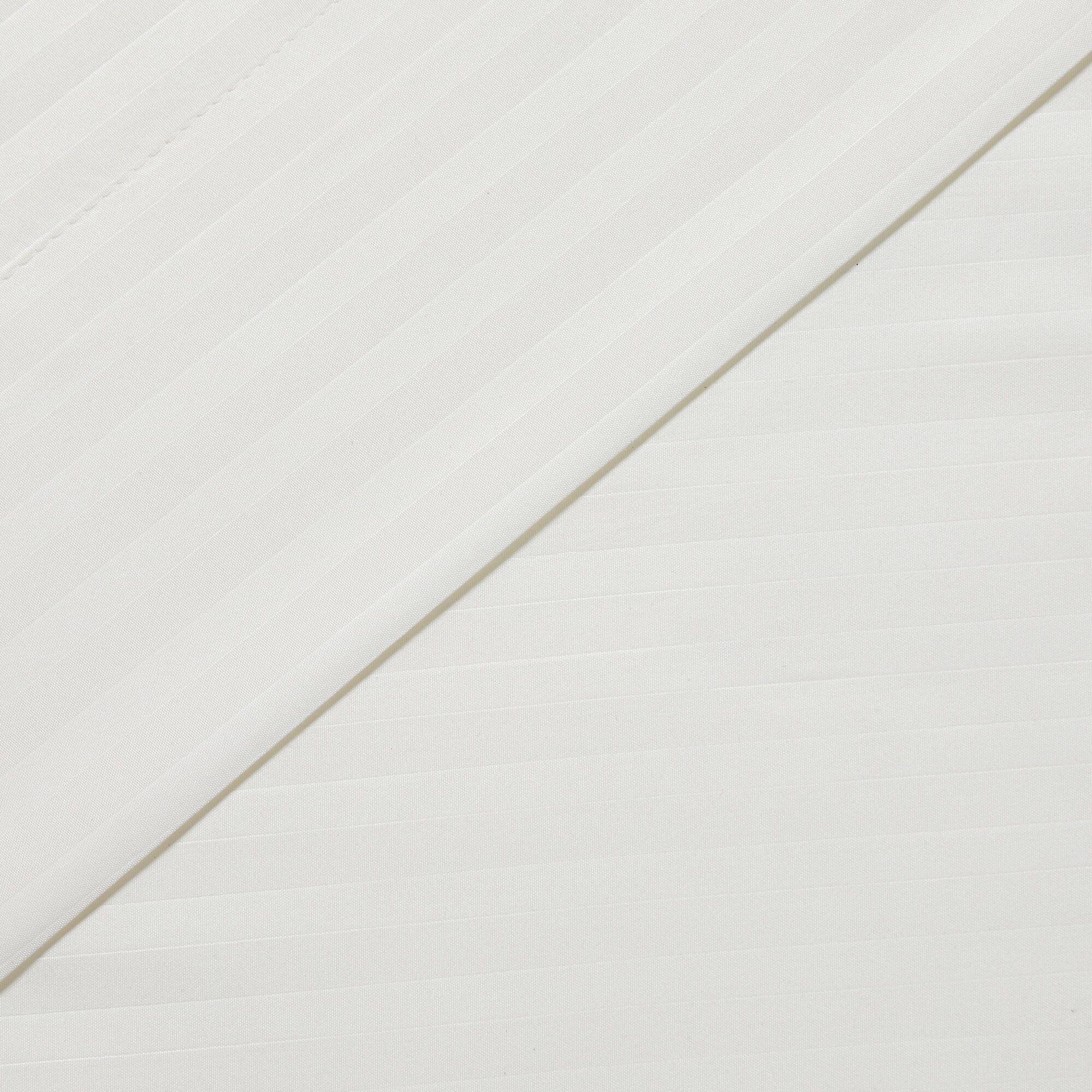 Left. Sweet Home Collection - 4 Piece Embossed Dobby Stripe Sheet Set, Double Brushed Microfiber, Twin - Beige.