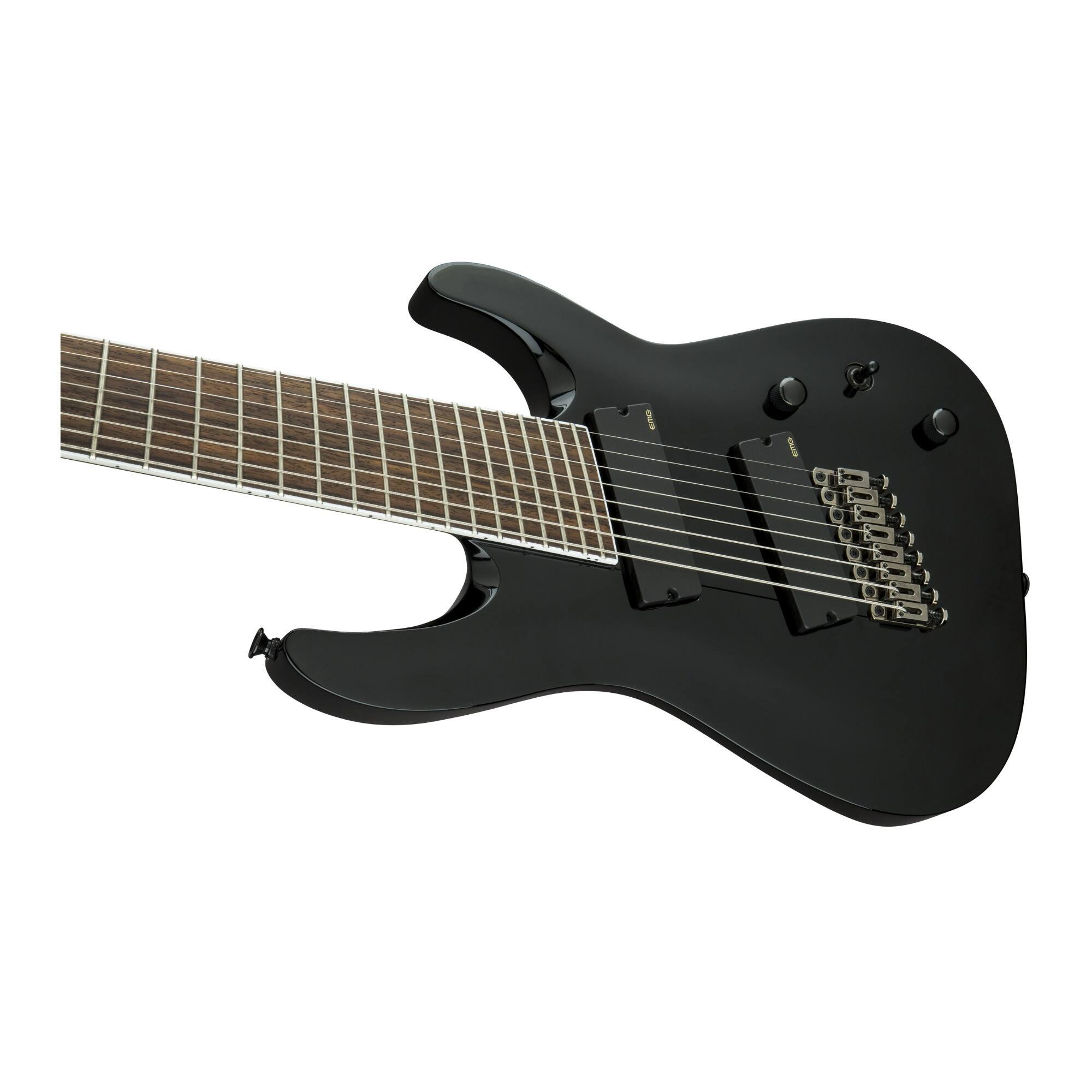 Back. Jackson - Jackson X Series Soloist Arch Top SLAT8 MS 8-String Electric Guitar (Black).
