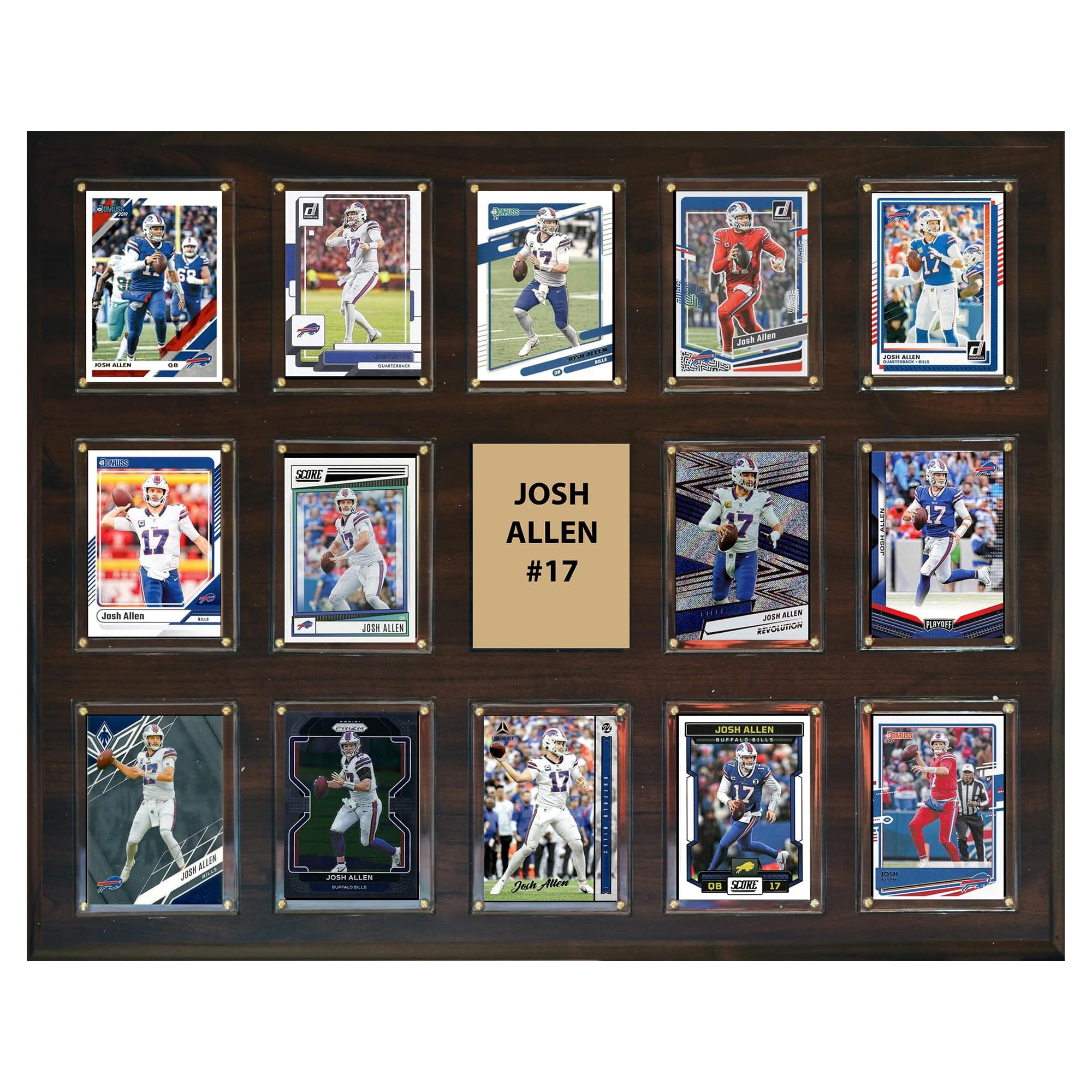 "C&I Collectibles - Josh Allen Buffalo Bills 16"" x 20"" Trading Card Plaque - Multicolor" price history on PriceWatchPro