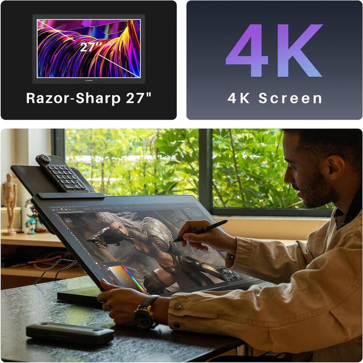 Razor-Sharp 27" 4K Screen