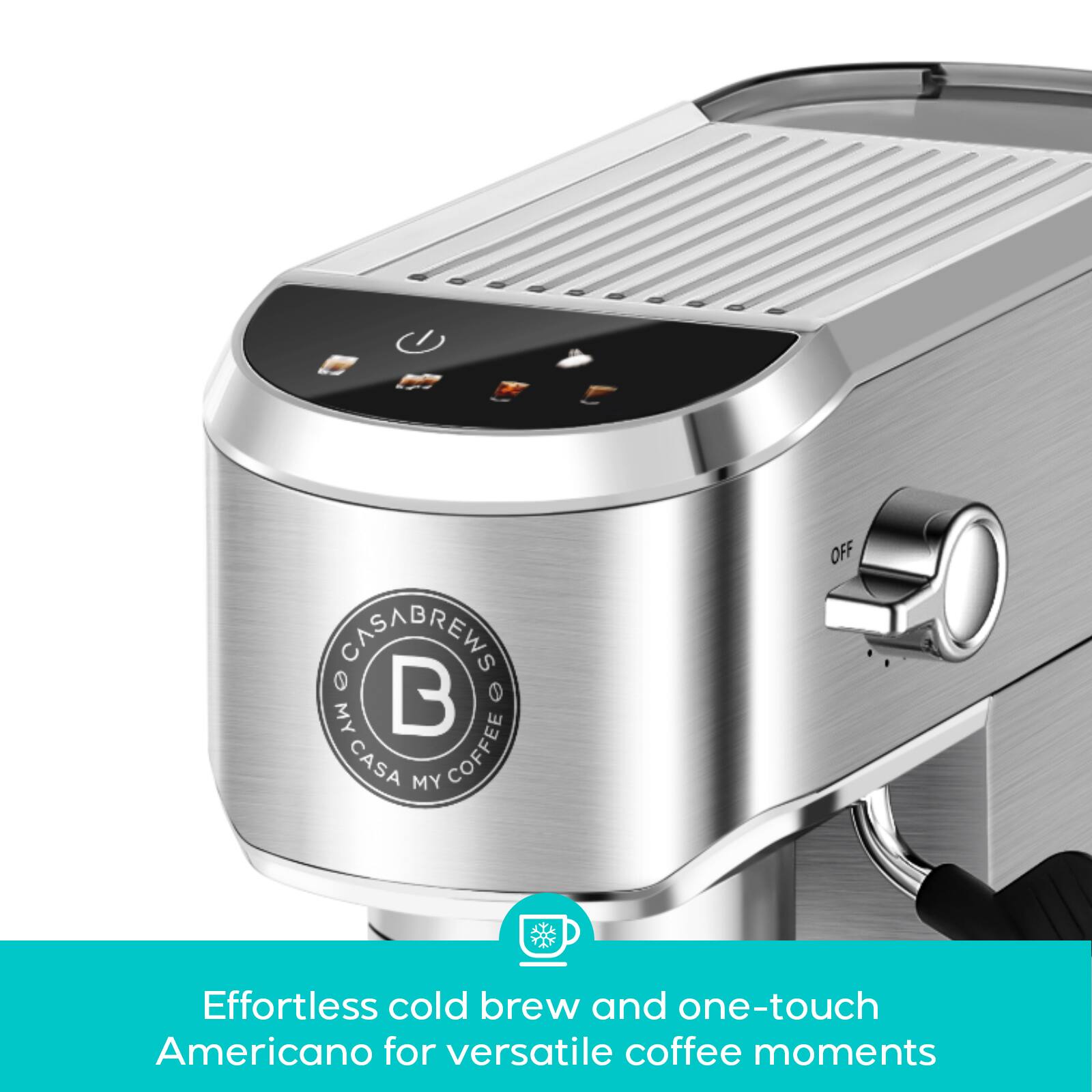 GASABREWS  
MY B CASA MY COFFEE  
Effortless cold brew and one-touch Americano for versatile coffee moments