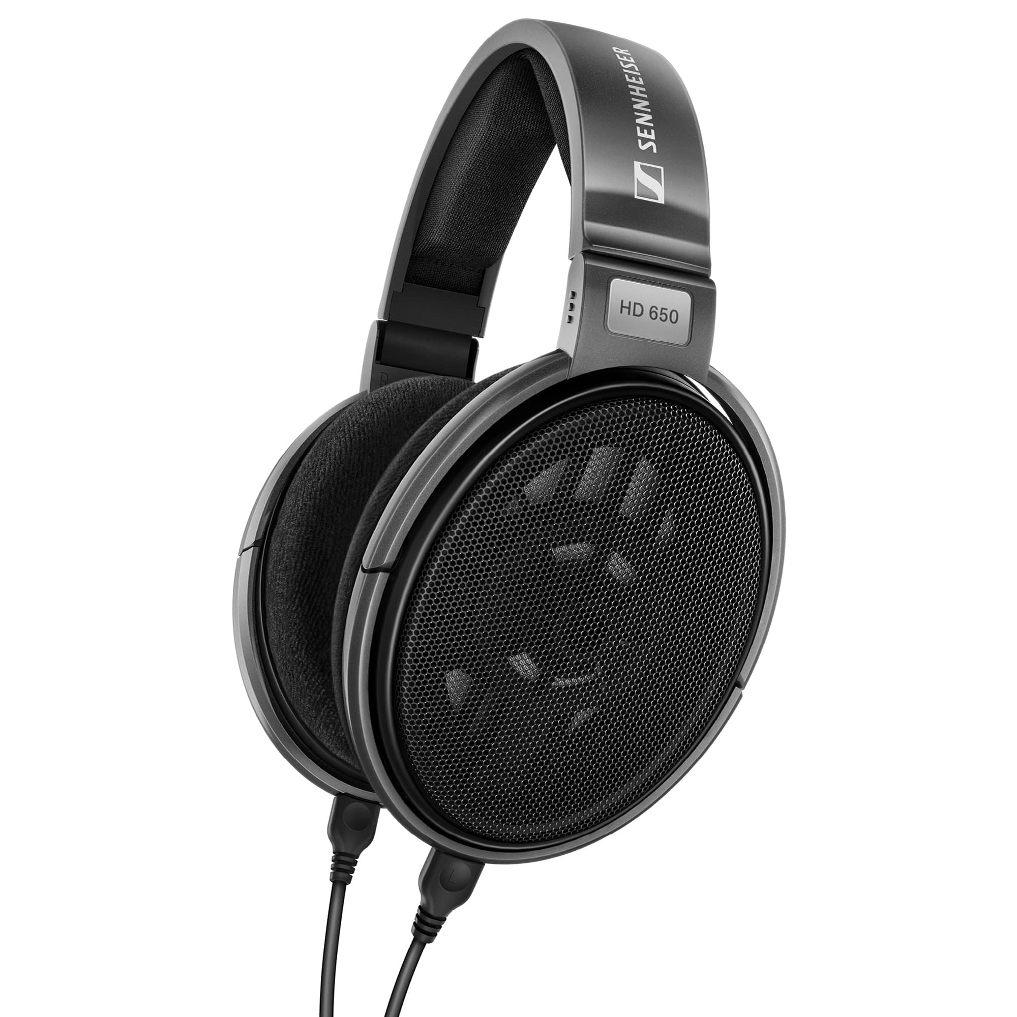Sennheiser - HD 650 - Hi-Res Audiophile Open Back Headphone - Quality Transducer and Diaphragm - Gray - Front_Zoom