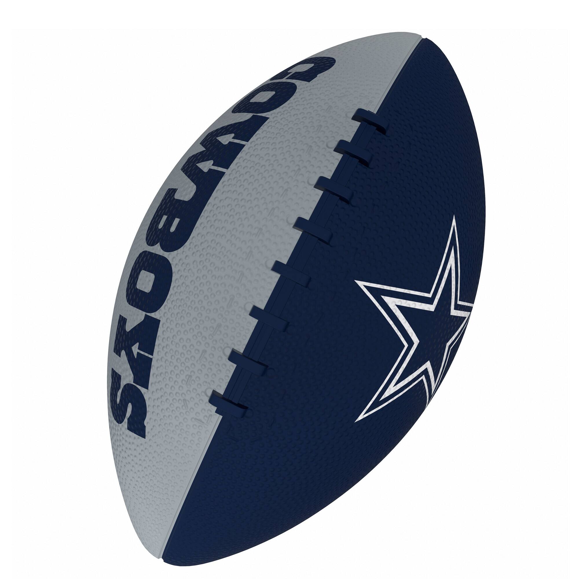 Alt View 3. Logo Brands - Dallas Cowboys Pinwheel Logo Junior Football - Multicolor.