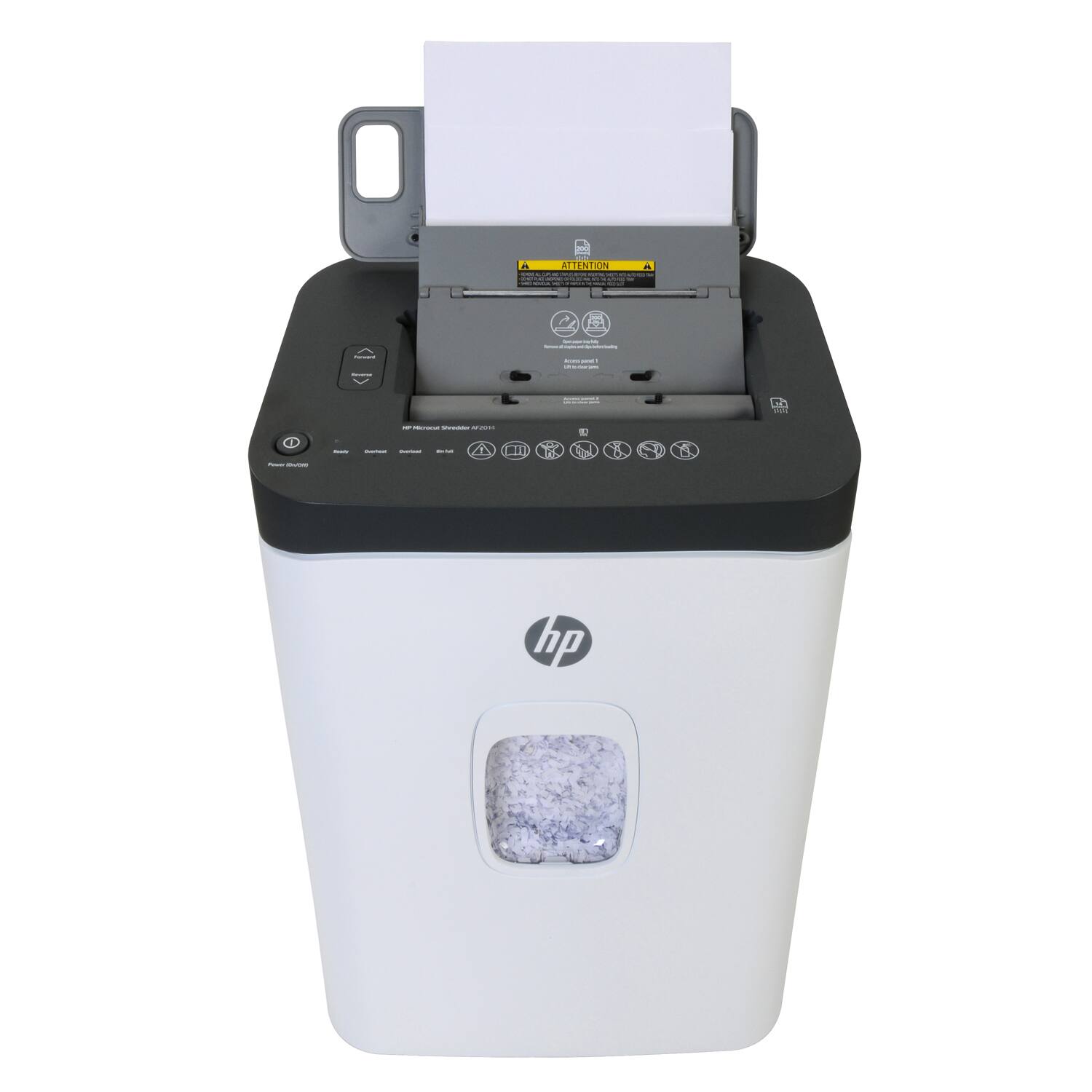 Alt View 15. HP - 14-Sheet Microcut Paper Shredder.