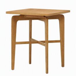 RYHNUYNE - 31" High Round Wooden Bar Table, Counter Height Dining Table for Kitchen, Dining Room & Home Bar - Natural