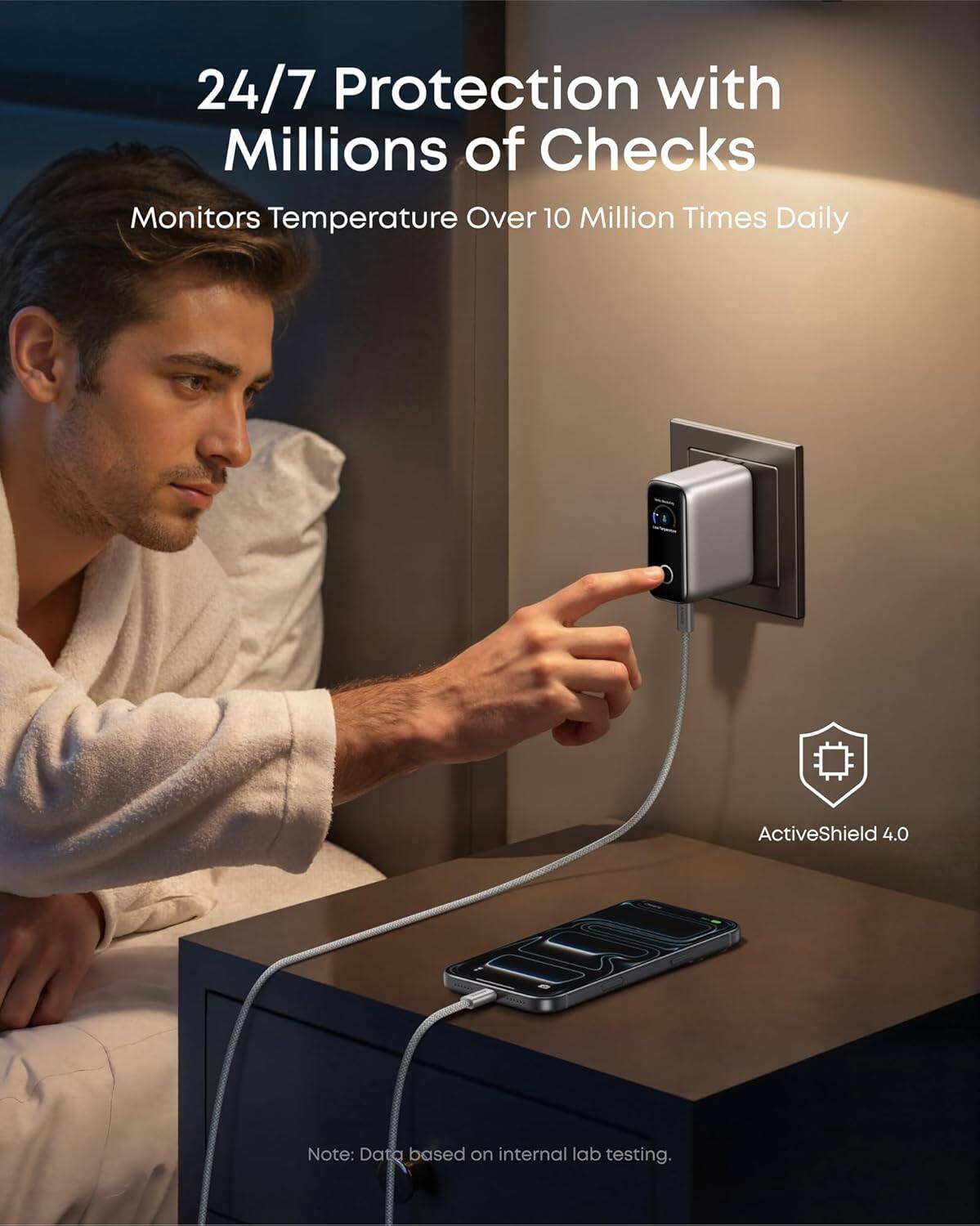 24/7 Protection with Millions of Checks  
Monitors Temperature Over 10 Million Times Daily  

ActiveShield 4.0  

Note: Data based on internal lab testing.