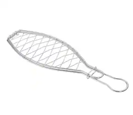 Kuchenprofi - BBQ Grill Fish Basket, Large - Silver