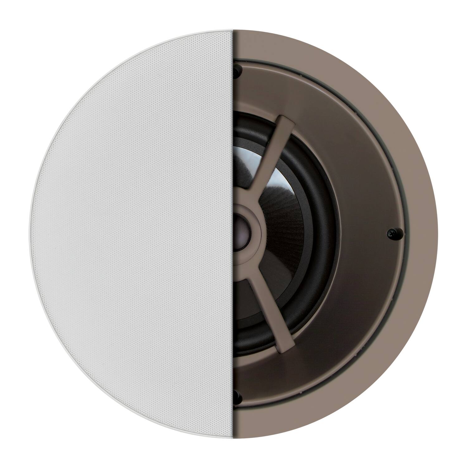 Front. Proficient Audio - Proficient Audio Pas13841 / C841 Protege C841 150-watt 8-in. 2-way Graphite Lcr In-ceiling Speaker - white.