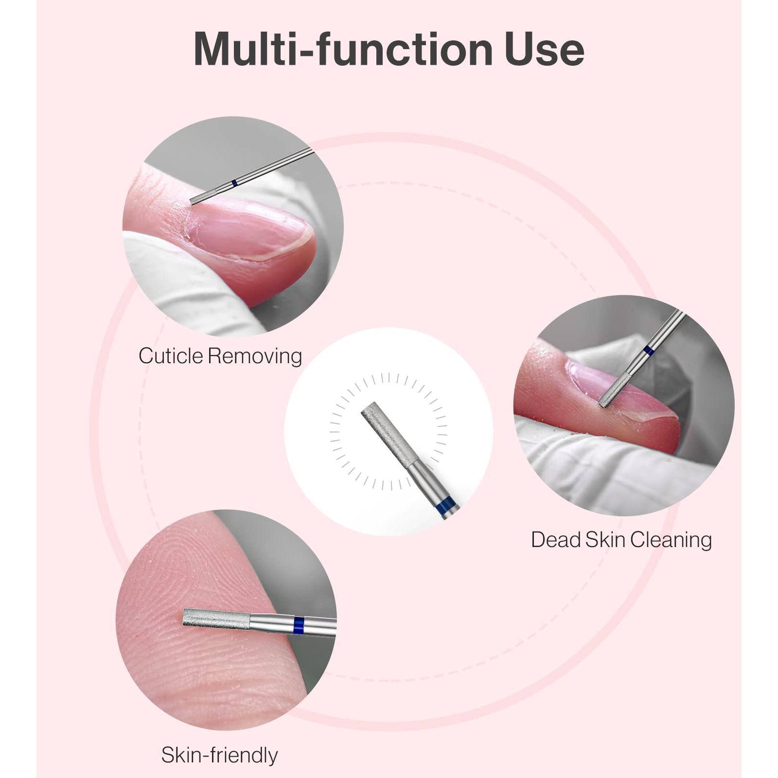 Multi-function Use

- Cuticle Removing
- Dead Skin Cleaning
- Skin-friendly