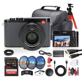 Leica - Q3 43 Compact Portable Powerful Digital Camera + 64GB Memory Card + More