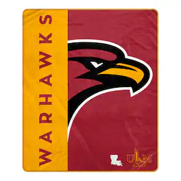 Pegasus - ULM Warhawks 50" x 60" Endzone Ultra Soft Throw Blanket - Multicolor