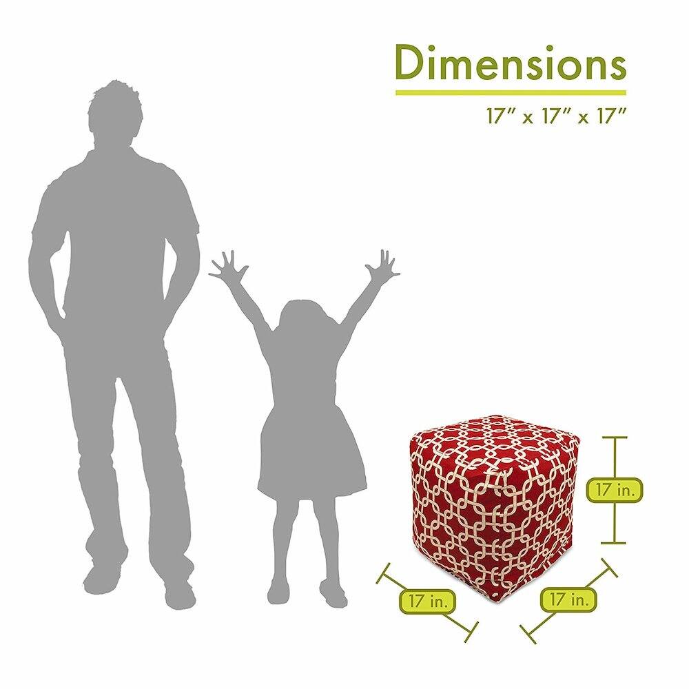 Dimensions: 17" x 17" x 17"