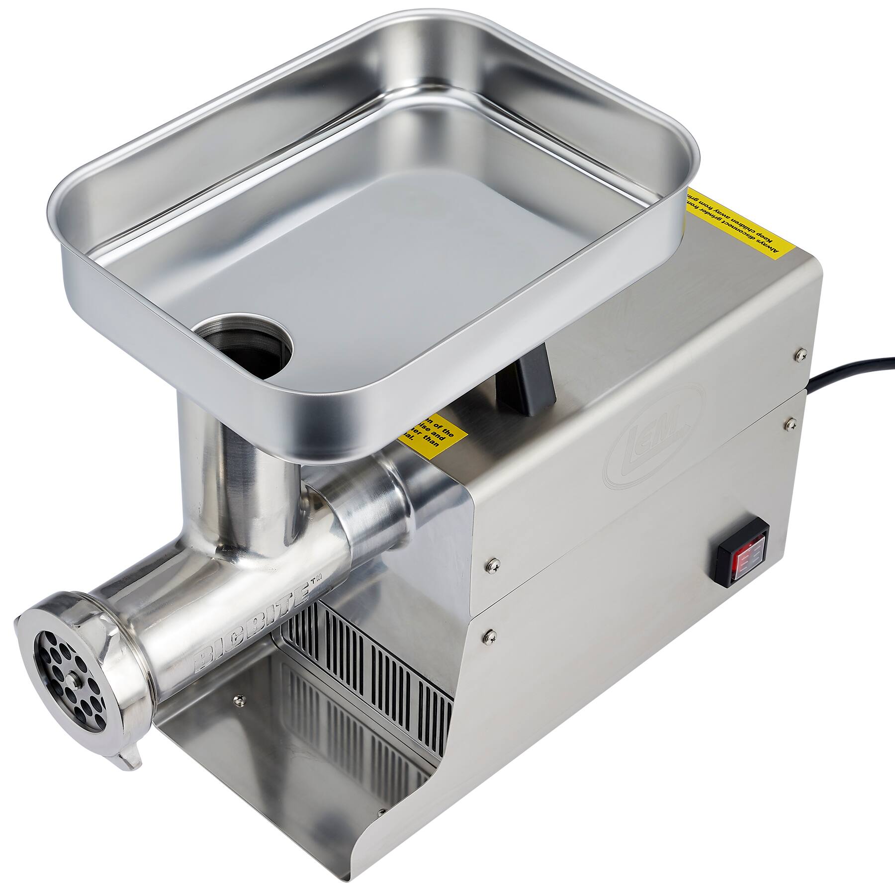 Alt View 16. LEM Product - #12 Big Bite Meat Grinder - 0.75 HP - Stainless.