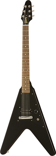  Gibson - Flying V Melody Maker 6-String Full-Size Electric Guitar - Satin Black