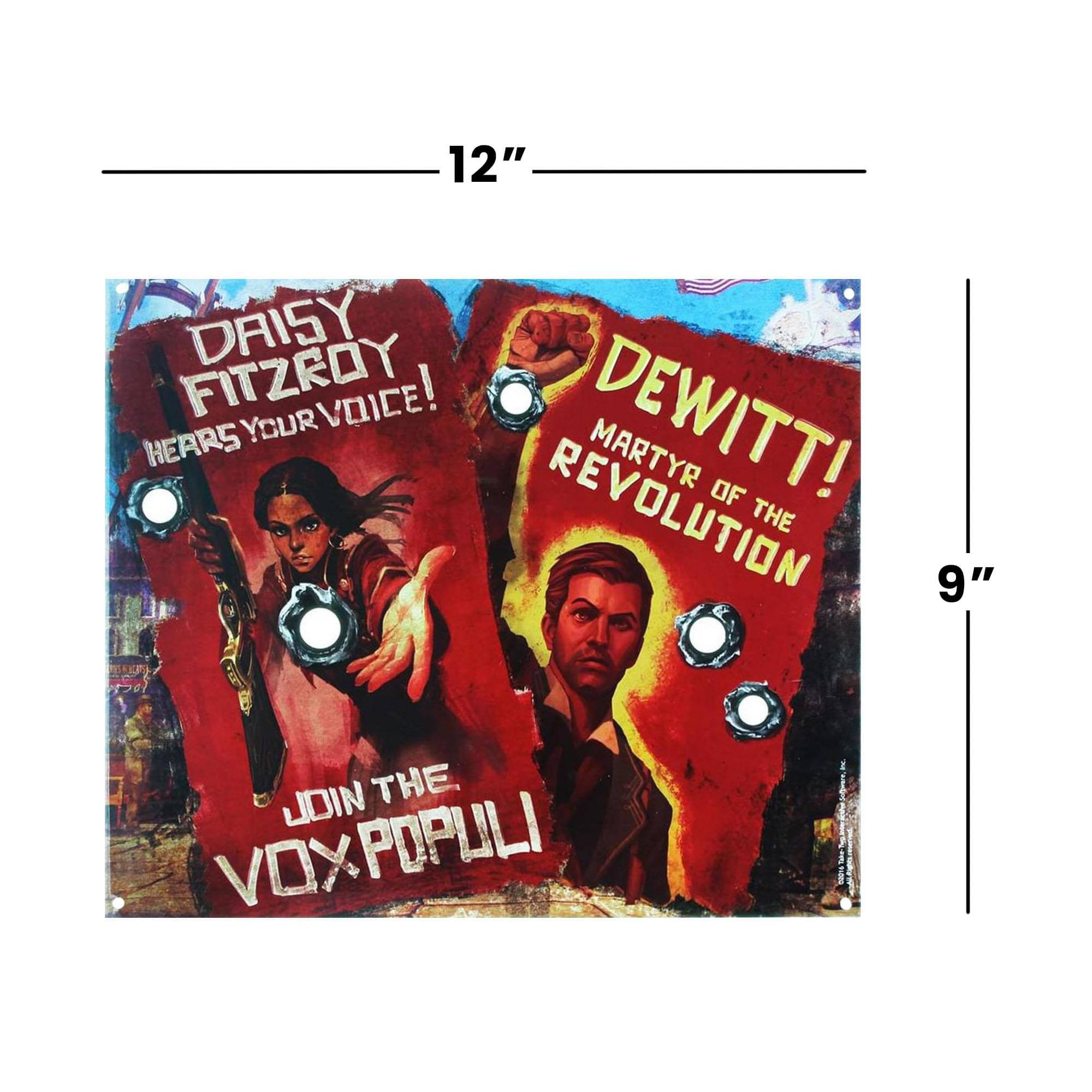 12" DAISY FITZROY HEARS YOUR VOICE! DEWITT! MARTYR OF THE REVOLUTION 9" JOIN THE VOX POPULI