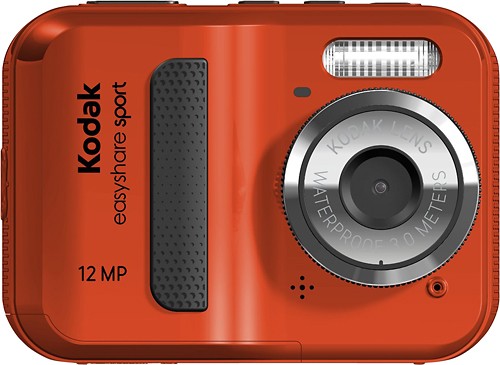  Kodak - EasyShare Sport 12.0-Megapixel Digital Camera - Red