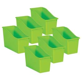 Teacher Created Resources - Lime Plastic Book Bin, Pack of 6