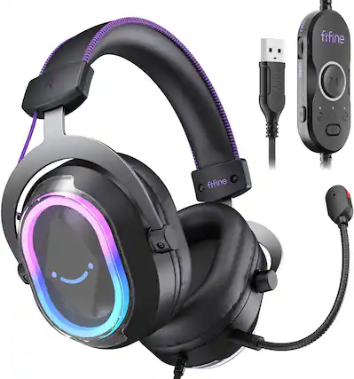 CHAT fifine fiine Uatd GAME 7.1 EQ fifine