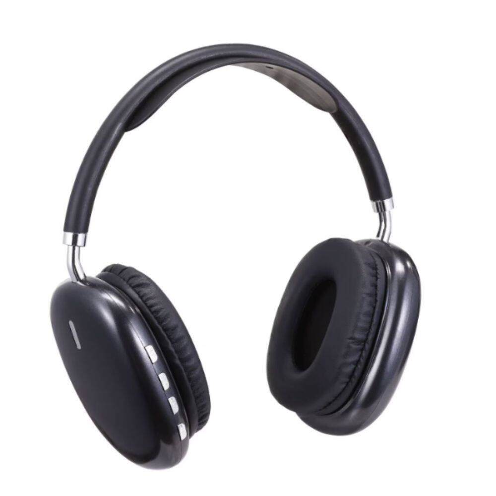 Left. 3P Experts - Cushioned Wireless Headphones - Black.