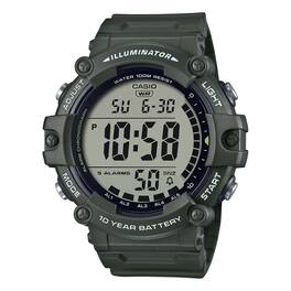 Casio - Men's Oversized Digital Sport Watch with Band - AE-1500WHX-3AVCF - Green