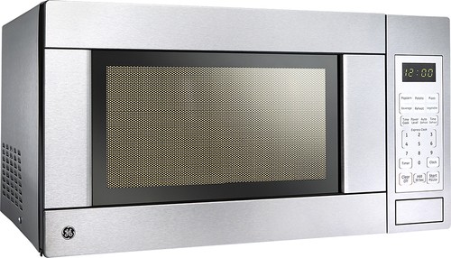 Best Buy: GE 1.1 Cu. Ft. Mid-Size Microwave Stainless Steel JES1142SPSS