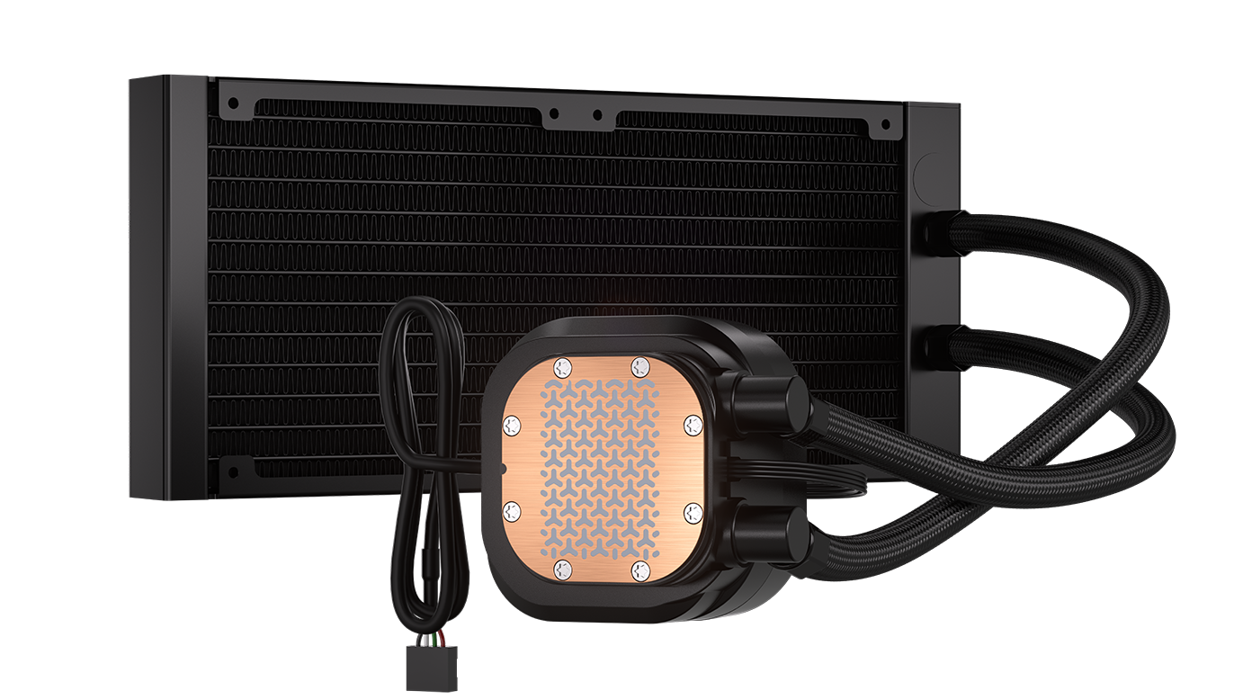 Alt View 11. CORSAIR - NAUTILUS 240 LCD - Black.